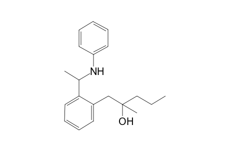 1-[2-(Anilinoethyl)phenyl]-2-methyl-2-pentanol