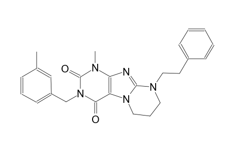 1-methyl-3-(3-methylbenzyl)-9-(2-phenylethyl)-6,7,8,9-tetrahydropyrimido[2,1-f]purine-2,4(1H,3H)-dione
