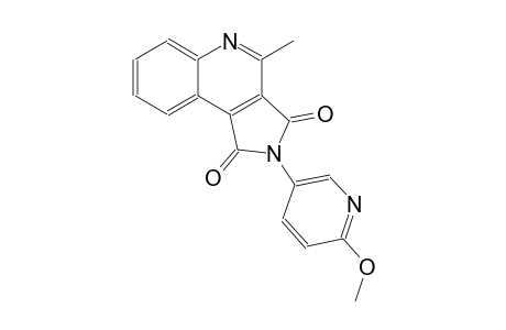 1H-pyrrolo[3,4-c]quinoline-1,3(2H)-dione, 2-(6-methoxy-3-pyridinyl)-4-methyl-