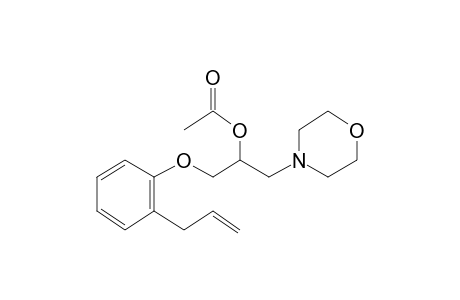 1-(2-Allylphenoxy)-3-morpholinopropan-2-ol, o-acetyl