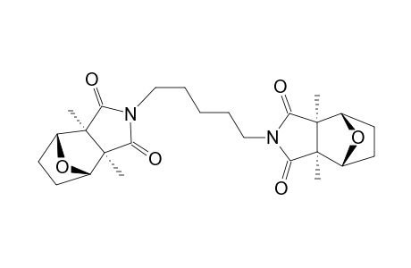 BIS-[(1-S,2-R,3-S,6-R)-1,2-DIMETHYL-3,6-EPOXYCYCLOHEXANE-1,2-DICARBOXIMIDO]-PENTAMETHYLENE