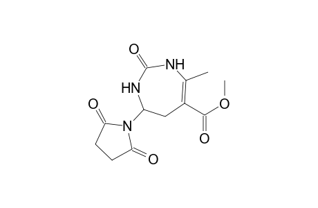 1H-1,3-Diazepine-5-carboxylic acid, 7-(2,5-dioxo-1-pyrrolidinyl)-2,3,6,7-tetrahydro-4-methyl-2-oxo-, methyl ester