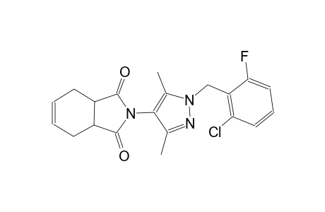 2-[1-(2-chloro-6-fluorobenzyl)-3,5-dimethyl-1H-pyrazol-4-yl]-3a,4,7,7a-tetrahydro-1H-isoindole-1,3(2H)-dione