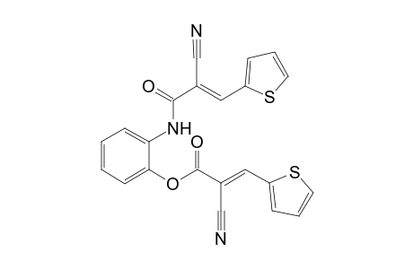 2'-{[N-(2"-Cyano-3"-(2"'-thienyl)-2'-propenoyl]aminophenyl] 2-cyano-3-(2'-thienyl)-2-propenoate