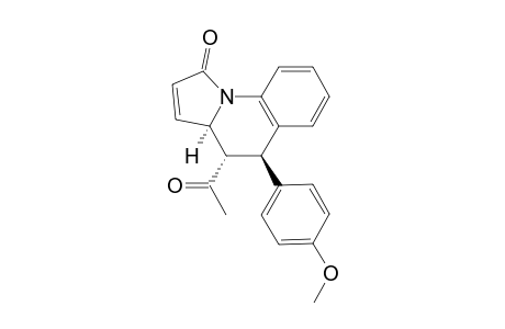 Endo-4-Acetyl-5-anisyl-1,3a,4,5-tetrahydropyrrolo[1,2-a]quinolin-1-one