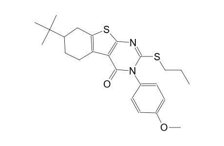 benzo[4,5]thieno[2,3-d]pyrimidin-4(3H)-one, 7-(1,1-dimethylethyl)-5,6,7,8-tetrahydro-3-(4-methoxyphenyl)-2-(propylthio)-