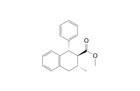 2-Naphthalenecarboxylic acid, 1,2,3,4-tetrahydro-3-methyl-1-phenyl-, methyl ester, (1.alpha.,2.beta.,3.alpha.)-(.+-.)-