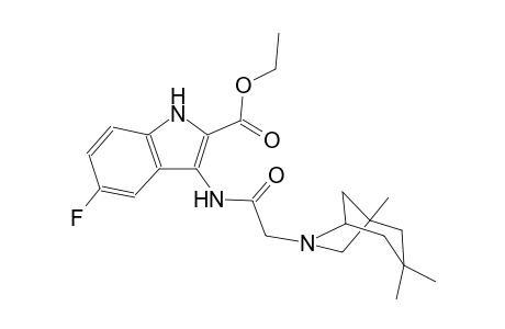 ethyl 5-fluoro-3-{[(1,3,3-trimethyl-6-azabicyclo[3.2.1]oct-6-yl)acetyl]amino}-1H-indole-2-carboxylate