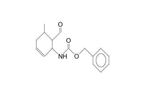 Benzyl 4.beta.-formyl-5.alpha.-methyl-cyclohexene-3.beta.-carbamate