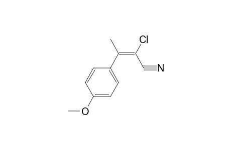 2-Butenenitrile, 2-chloro-3-(4-methoxyphenyl)-