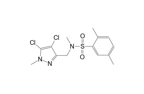 benzenesulfonamide, N-[(4,5-dichloro-1-methyl-1H-pyrazol-3-yl)methyl]-N,2,5-trimethyl-