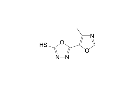 5-(4-Methyl-1,3-oxazol-5-yl)-3H-1,3,4-oxadiazole-2-thione