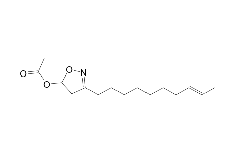 5-Isoxazolol, 3-(9-decenyl)-4,5-dihydro-, acetate (ester)