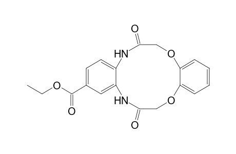 Ethyl 7,14-dioxo-6,7,8,13,14,15-hexahydrodibenzo[b,h][1,4,7,10]dioxadiazacyclododecine-10-carboxylate