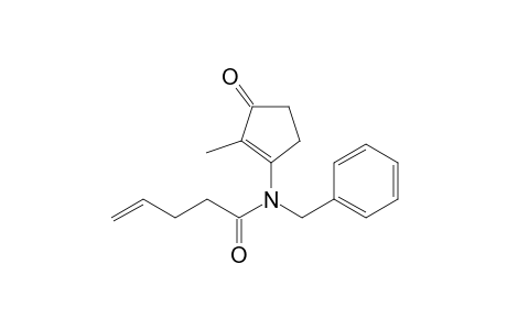 N-Benzyl-N-(2'-methyl-3'-oxocyclopent-1'-enyl)pent-4-enamide