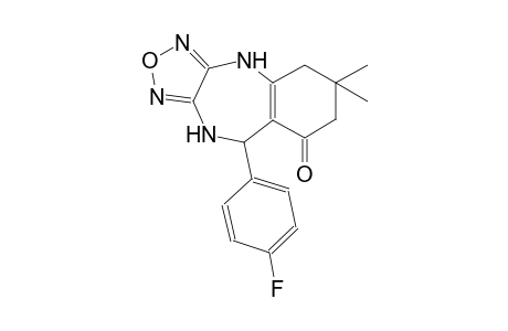 4H-[1,2,5]oxadiazolo[3,4-b][1,4]benzodiazepin-8(5H)-one, 9-(4-fluorophenyl)-6,7,9,10-tetrahydro-6,6-dimethyl-