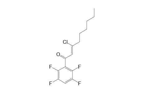 (Z)-3-CHLORO-1-OXO-1-(2,3,5,6-TETRAFLUOROPHENYL)-2-NONENE