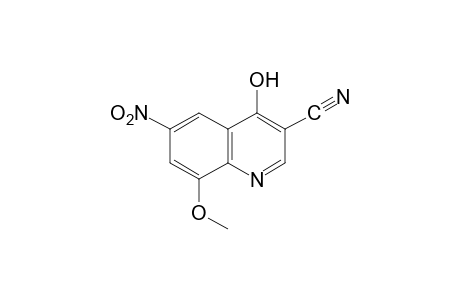4-hydroxy-8-methoxy-6-nitro-3-quinolinecarbonitrile