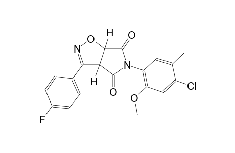 (3aR,6aS)-5-(4-chloro-2-methoxy-5-methylphenyl)-3-(4-fluorophenyl)-3aH-pyrrolo[3,4-d]isoxazole-4,6(5H,6aH)-dione