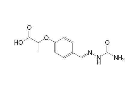 2-(4-{(E)-[(aminocarbonyl)hydrazono]methyl}phenoxy)propanoic acid