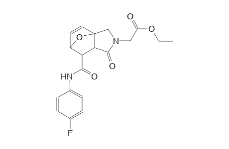 ethyl (7-{[(4-fluorophenyl)amino]carbonyl}-1-oxo-1,6,7,7a-tetrahydro-3a,6-epoxyisoindol-2-yl)acetate