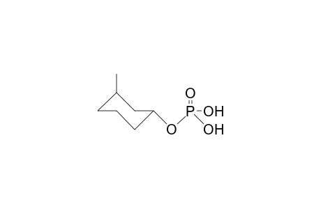 Phosphoric acid, trans-3-methyl-cyclohexyl ester