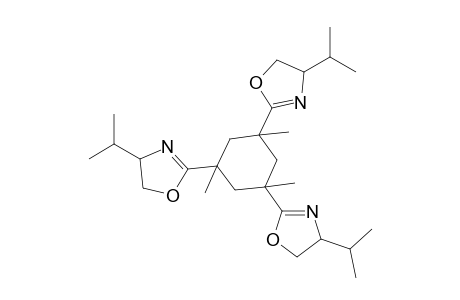 1,3,5-Trimethyl-1,3,5-tris[4'-isopropyl-1',3'-oxazolin-2'-yl]-cyclohexane