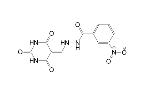 benzoic acid, 3-nitro-, 2-[(tetrahydro-2,4,6-trioxo-5(2H)-pyrimidinylidene)methyl]hydrazide
