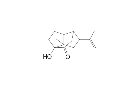 1-Hydroxy-5-isopropenyl-7-methyltricyclo[5.3.0.0(4,8)]decan-2-one