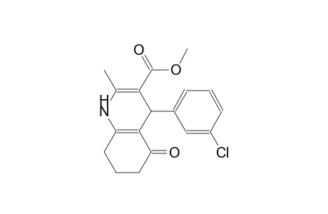 methyl 4-(3-chlorophenyl)-2-methyl-5-oxo-1,4,5,6,7,8-hexahydro-3-quinolinecarboxylate