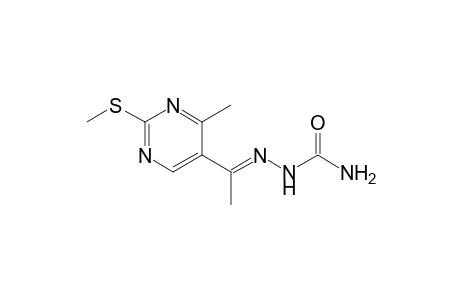 1-[(E)-1-(4-methyl-2-methylsulfanyl-pyrimidin-5-yl)ethylideneamino]urea