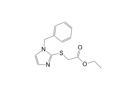 acetic acid, [[1-(phenylmethyl)-1H-imidazol-2-yl]thio]-, ethyl ester