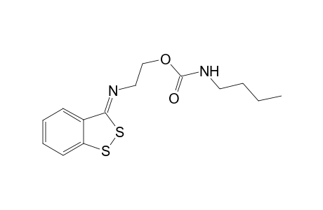 Butyl N-[2'-(hydroxyethyl)-3-imino-3H-1,2-benzodithiole - carbamate