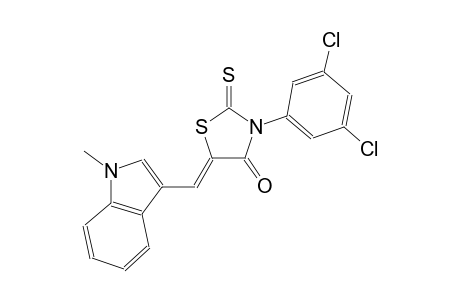 (5Z)-3-(3,5-dichlorophenyl)-5-[(1-methyl-1H-indol-3-yl)methylene]-2-thioxo-1,3-thiazolidin-4-one