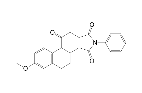 (8-BETA,9-BETA,13-BETA,14-BETA)-3-METHOXY-16-PHENYL-18-NOR-16-AZAESTRA-1,3,5(10)-TRIENE-11,15,17-TRIONE