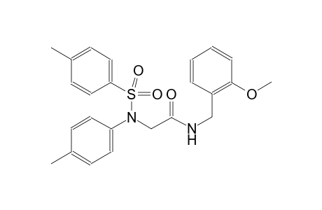 N-(2-methoxybenzyl)-2-{4-methyl[(4-methylphenyl)sulfonyl]anilino}acetamide