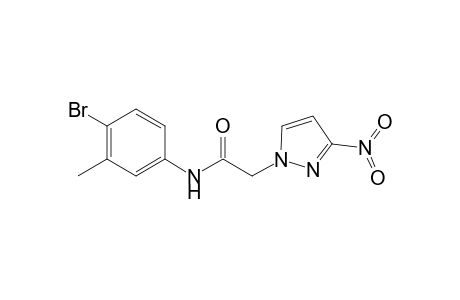 1H-Pyrazole-1-acetamide, N-(4-bromo-3-methylphenyl)-3-nitro-