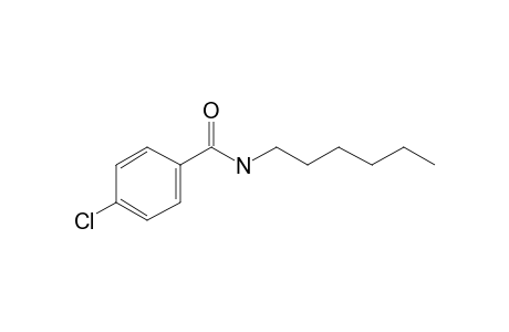 4-Chlorobenzamide, N-hexyl-