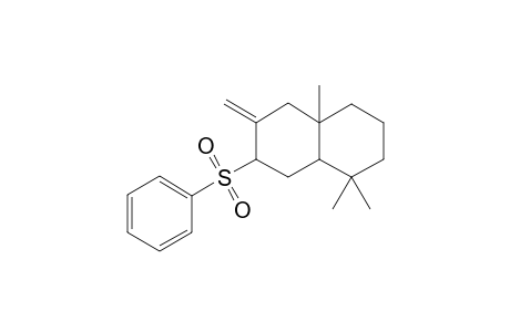 .7,7-Dimethyl-4-(phenylsulfonyl)-3-methylene-1-methyl-bicyclo[4.4.0]octane