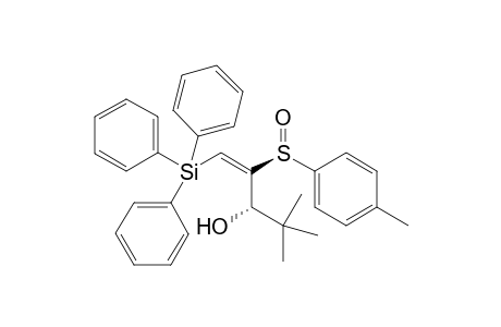 (ss,S)-(E)-4,4-Dimethyl-2-(p-tolylsulfinyl)-1-(triphenylsilyl)-1-penten-3-ol