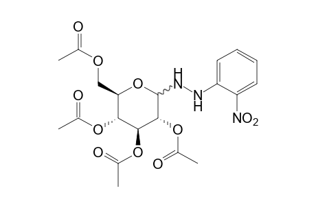 D-1-DEOXY-1-[2-(o-NITROPHENYL)HYDRAZINO]GLUCOPYRANOSIDE, TETRAACETATE