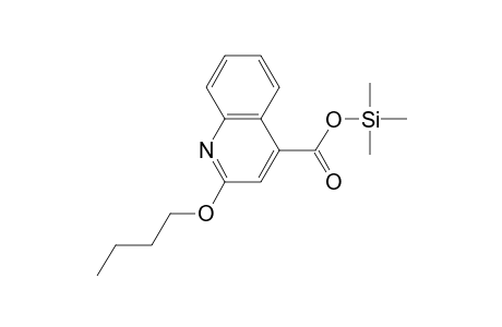 2-Butoxy-4-quinolinecarboxylic acid trimethylsilyl ester