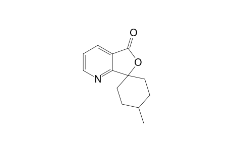 4-Methyl-5'H-spiro[cyclohexane-1,7'-furo[3,4-b]pyridin]-5'-one