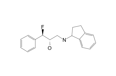 (1R,2S)-3-[(R/S)-INDAN-1'-AMINO]-1-FLUORO-1-PHENYLPROPAN-2-OL