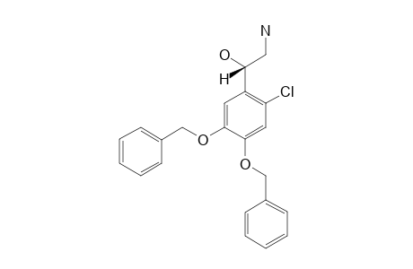 (S)-2-CHLORO-BETA-HYDROXY-4,5-DI-(PHENYLMETHOXY)-BENZENE-ETHANAMINE