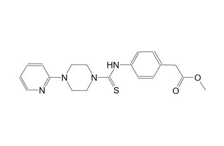methyl [4-({[4-(2-pyridinyl)-1-piperazinyl]carbothioyl}amino)phenyl]acetate