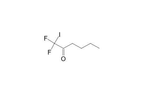 1,1-bis(fluoranyl)-1-iodanyl-hexan-2-one