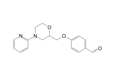 4-[[4-(Pyridin-2-yl)morpholin-2-yl]methoxy]benzaldehyde