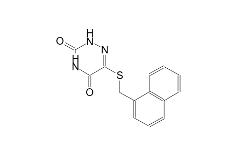 1,2,4-triazine-3,5(2H,4H)-dione, 6-[(1-naphthalenylmethyl)thio]-