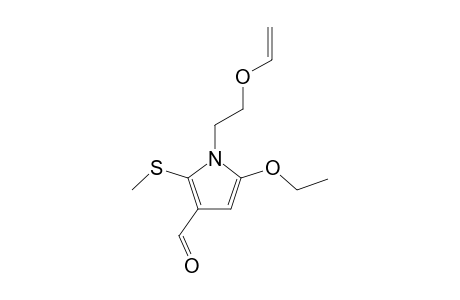 5-ETHOXY-2-METHYLTHIO-1-(2-VINYLOXYETHYL)-PYRROLE-3-CARBALDEHYDE